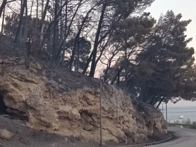 Požar u Omišu