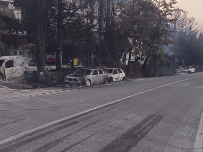 Požar u Omišu