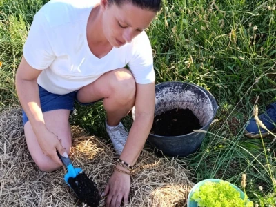Praktična radionica ”Vrt bez kopanja - no-dig tehnika“ pod vodstvom Eliane Zec Solina