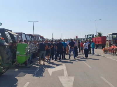 Prosvjed bh poljoprivrednika u Orašju