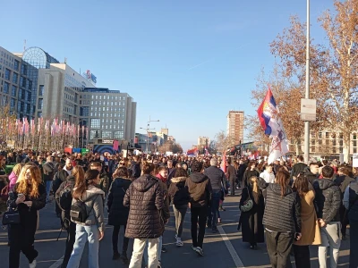 Prosvjed u Novom Sadu, blokada mostova