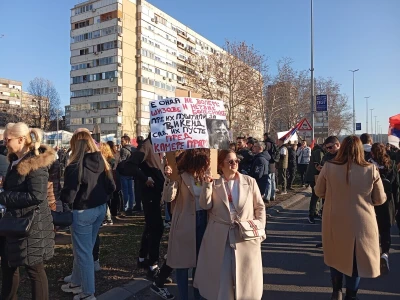 Prosvjed u Novom Sadu, blokada mostova