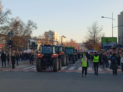Prosvjed u Novom Sadu, blokada mostova