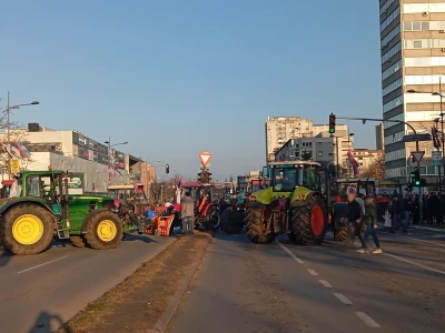 Prosvjed u Novom Sadu, blokada mostova
