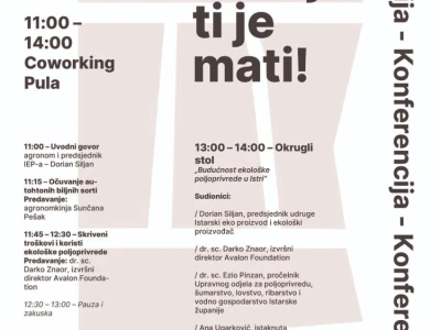 Prva istarska konferencija o ekološkog poljoprivredi "Zemlja ti je mati"