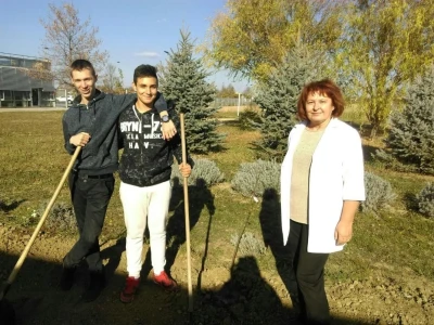 Sadnja starih sorti jabuka u Poljoprivrednoj i veterinarskoj školi Osijek