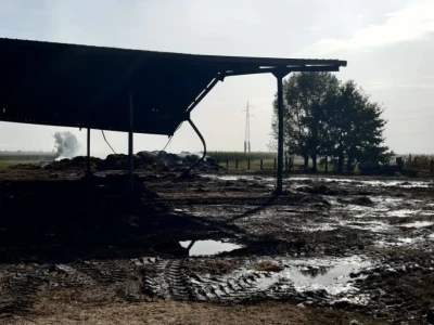 Stravičan požar na imanju Miška Šklempe