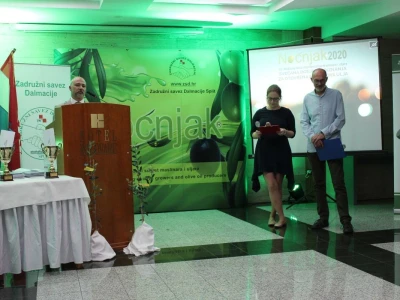 Svečano uručivanje priznanja za kvalitetu otvorenih maslinovih ulja - Noćnjak 2020