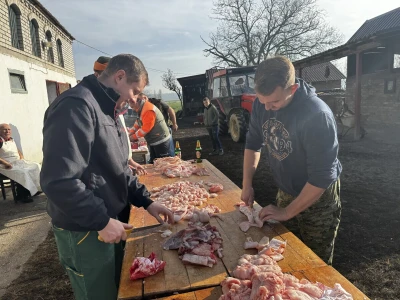 Svinjokolja u Posavskim Podgajcima 2025.