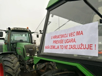 U Čakovcu održan mirni prosvjed poljoprivrednika iz Međimurske i Varaždinske županije