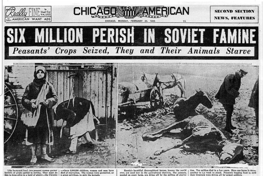 Holodomor ili Gladomor, Ukrajina