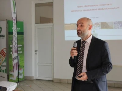 izlaganje o tehnološkom postupku proizvodnje sintetičkog granuliranog amonijevog sulfata