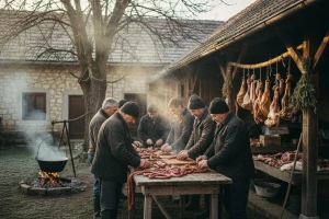Čuvaju tradiciju slavonske svinjokolje
