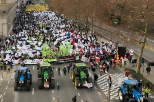 Najveći prosvjed poljoprivrednika koji je Bruxelles vidio u posljednjih 30 godina