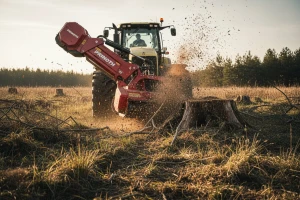 Malčer Prinoth M650 za nekoliko sekundi smrska sve što mu se nađe na putu