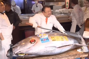 Plavoperajna tuna prodana za rekordnih 2,8 milijuna eura na aukciji u Tokiju