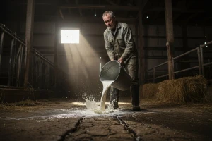 Očajni mljekar: "Izgubljen sam i stjeran uz zid"