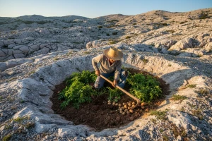 Oplemenjivanje vrtača i dolaca na Biokovu