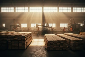 Pogon za preradu drveta Tersa svijetla točka industrije
