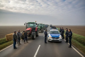 Policija zaustavila seljake prije granice