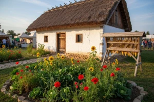 Tradicijski seoski vrt na danima travnjaka