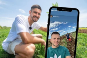 Nakon Eura, reprezentativac Martin Erlić pomaže obitelji u polju